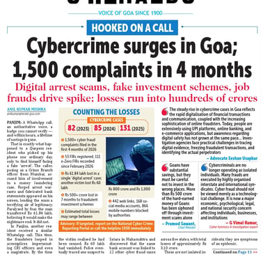 O HERALD GOA Newspaper Headline 07-05-2026 G VIMAL KUMAR CTO CYBER PRIVILEGE 8977308555 CYBERCRIME SURGE ALERT GOA