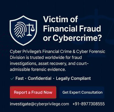 victim of financial fraud or cybercrime call 8977308555