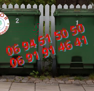 Poubelle Maroc contactez le 06.94.51.50.50