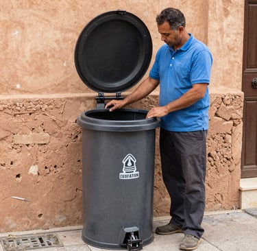 Poubelle Maroc