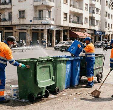 entretien poubelles Maroc