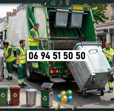Poubelle de Rue au Maroc