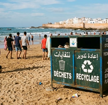 poubelle publique Maroc