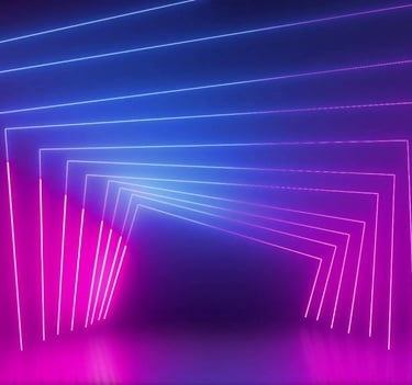 futuristic stage
