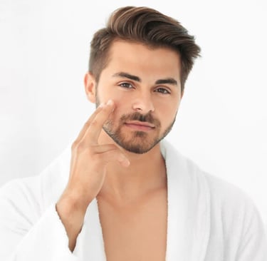 man posing