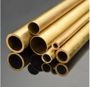 Tube rond laiton