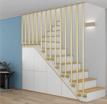 Grade corps laiton - escalier laiton - Maroc - Maf Metal