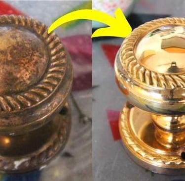 Nettoyage et entretien du laiton enlevé la rouille