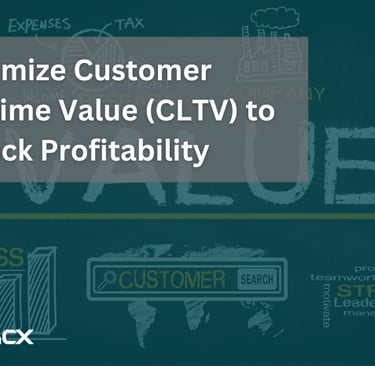 A chalckboard showing different metrics and a caption of unlock saas customer lifetime value.