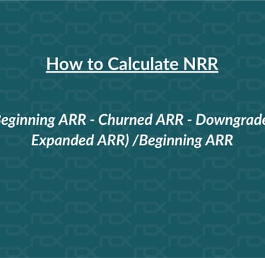 Formula for how to calculate nrr.