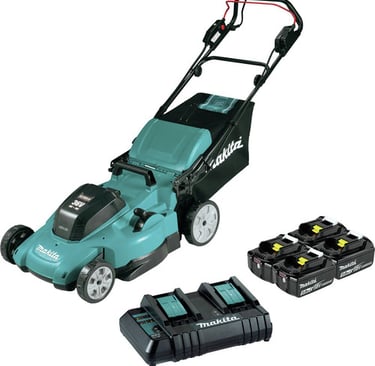 Makita 18V X2 (36V) LXT Lithium-Ion 21 in. Cordless Self-Propelled Lawn Mower Kit (5 Ah)