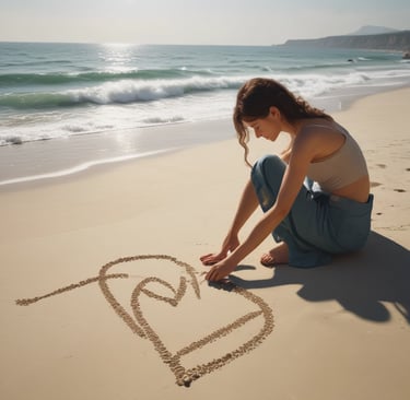 a sign that says i love self on it