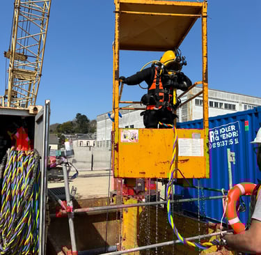 travaux subaquatiques portuaires