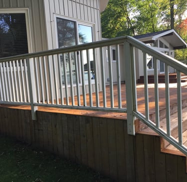 Installed railing image