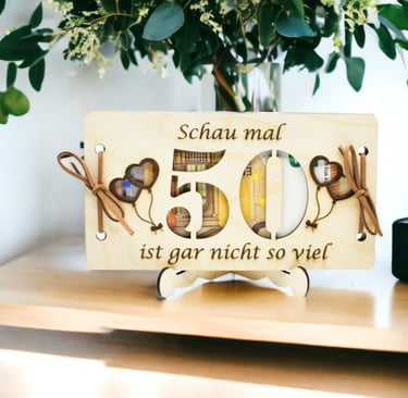 Kreative Art, Geld zu verschenken – personalisierte Holzgeschenke für besondere Anlässe