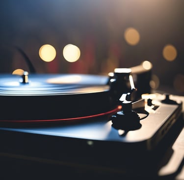 black and gray dj controller