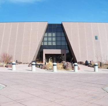 the front of the local rapid city attraction the journey museum 