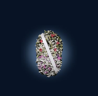 imagem de coroa de flores A Super premium para venda no cemitério araçá