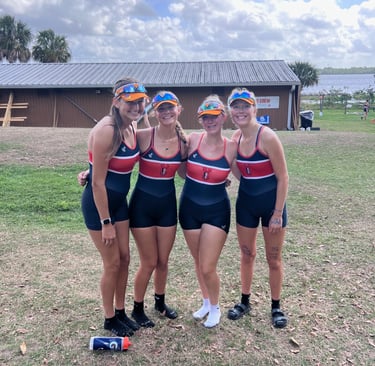 GOLDen girls of the junior quad at the 2025 Central Districts Championship