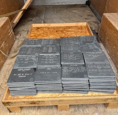 Ardoise gravée au laser