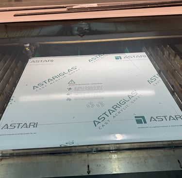 Decoupe laser PMMA plexiglas