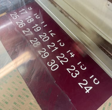 Gravure laser etiquette laser Gravoply Trolase