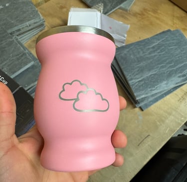 Gravure Laser mug bouteille isotherme