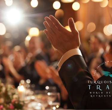 Joyous image for the article about destination gala events for billion-dollar fundraising campaigns