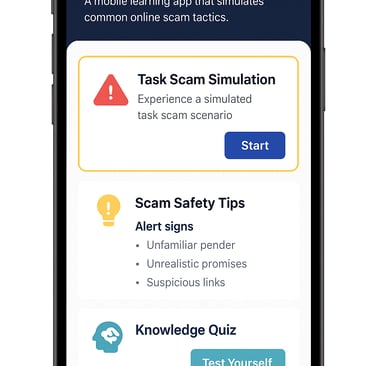 Scam Simulation App