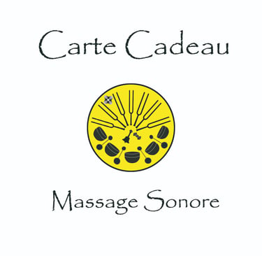 Mes cartes cadeau massage sonore à offrir