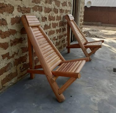 Terrasse de la boutique à la Ferme Aménopé Togo Permaculture