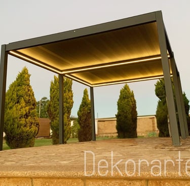 Pérgolas para exteriores en terrazas o jardines