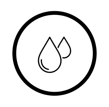 a black and white picture of a drop of water