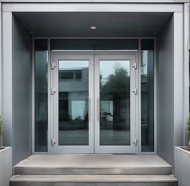 Acceso de Puerta de Aluminio