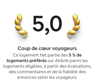 Coup de coeur des voyageur Airbnb