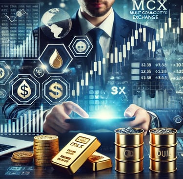 Illustration of MCX commodity trading strategies in India for beginners and advanced traders