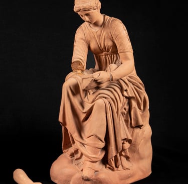 Blashfield sculpture before conservation