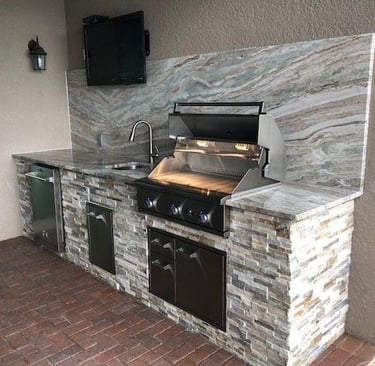 Outdoor kitchen Marbella 2 - landscaping Marbella