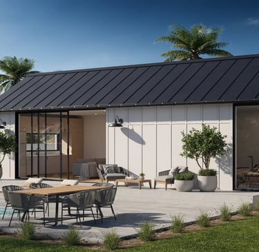 Backyard casita design - landscaping Marbella