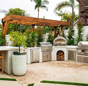 Outdoor kitchen Marbella 1 - landscaping Marbella