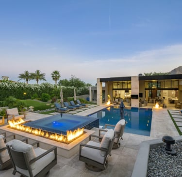 Pool environment design Marbella 1 - landscaping Marbella
