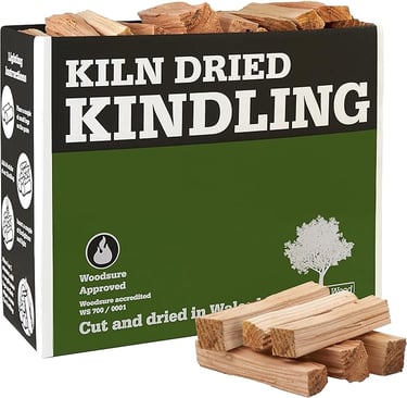 a box of wood chips with a box of wood chips