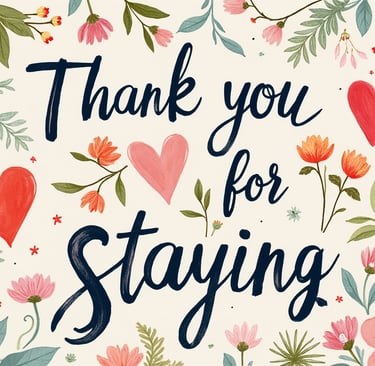 a thank card with a thank for a friend