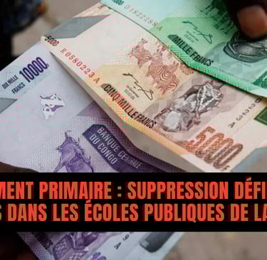 Suppression définitive des frais dans les écoles publiques de la RDC