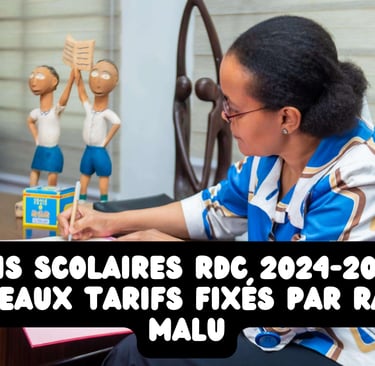 Frais scolaires RDC 2024-2025