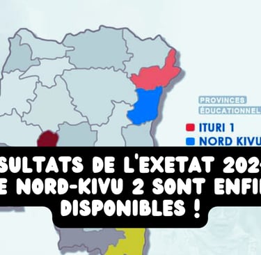 résultats de l'Exetat 2024 pour le Nord-Kivu 2