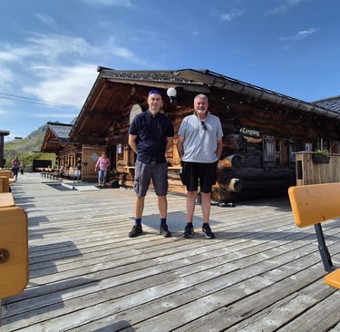 2100 meters up on a mountain road trip