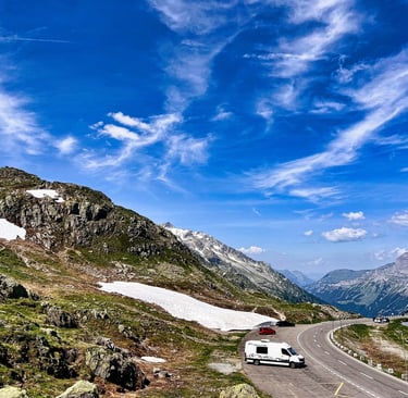 touring switzerland by campervan