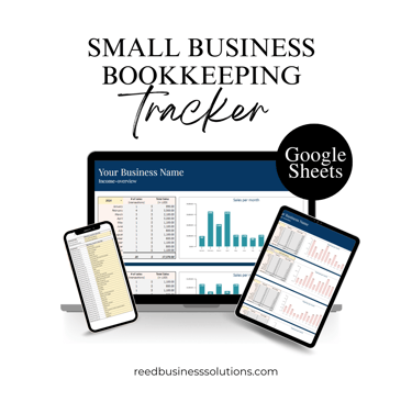 Small Business Bookkeeping Tracker Google Sheets Download