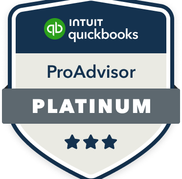 Intuit quickbooks ProAdvisor Platinum badge